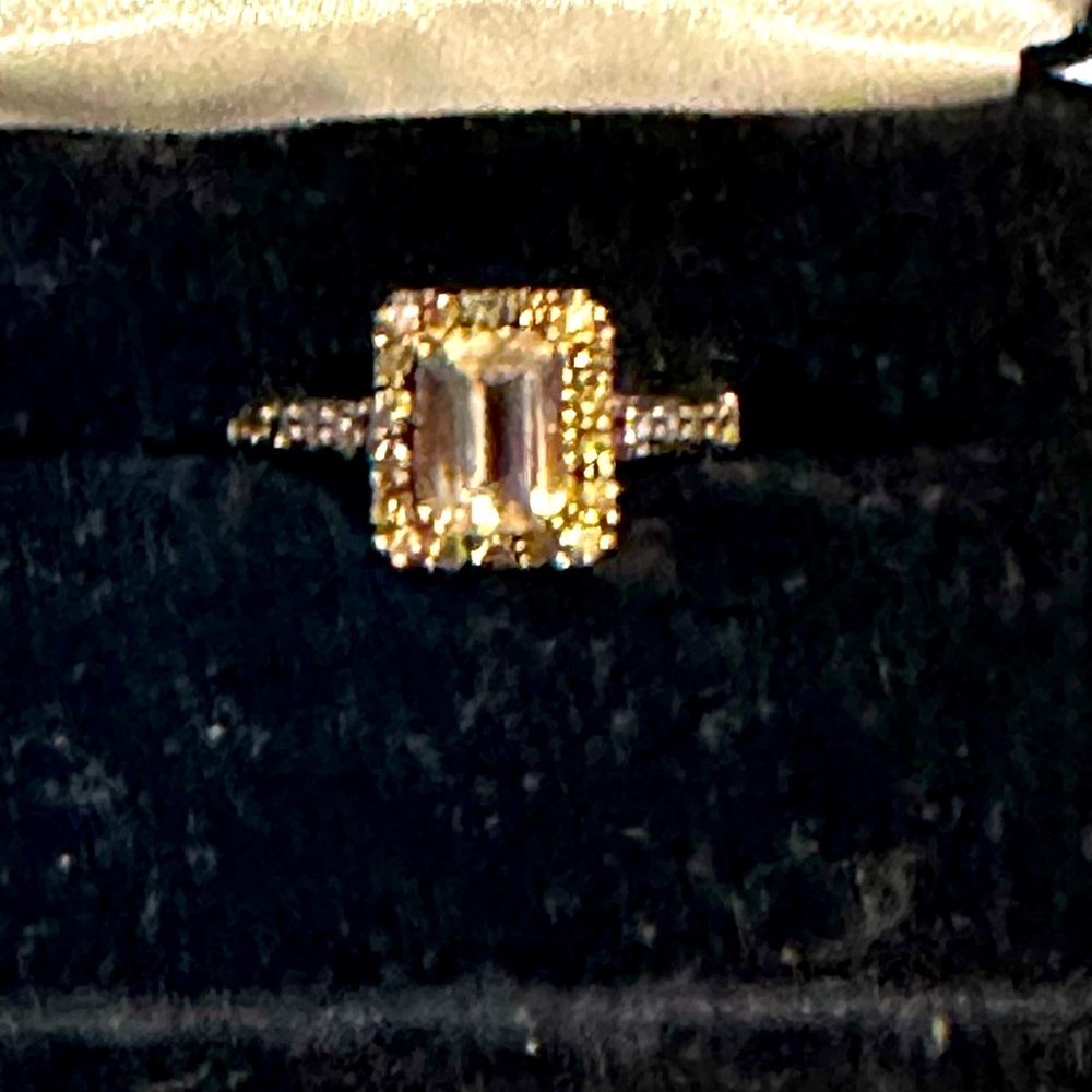 Levian Morganite and Chocolate Diamonds Ring